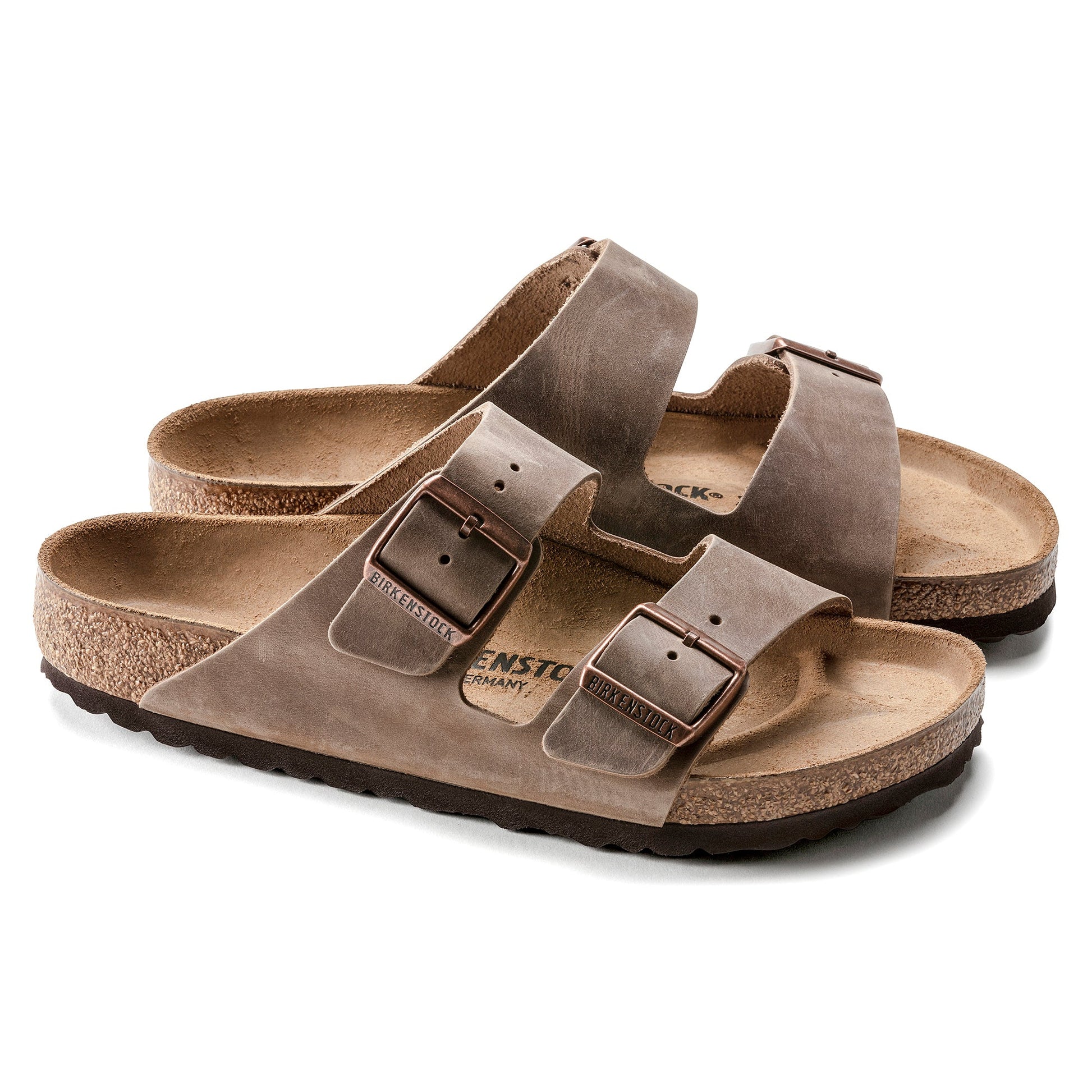 Birkenstock Arizona Tabacco Brown Oiled Leather Regular - 352201 | The Boot Shed