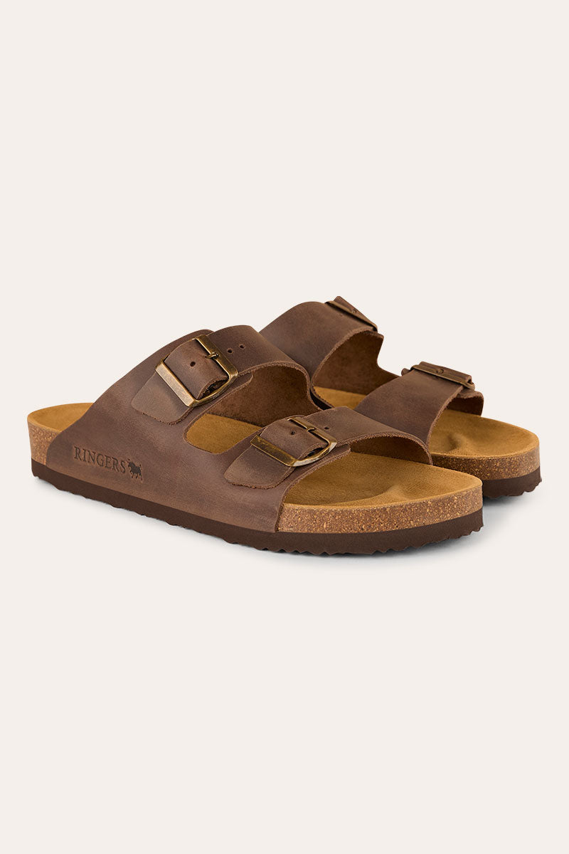 Ringers & Western Ashford - Leather Cork Sandal, Tobacco