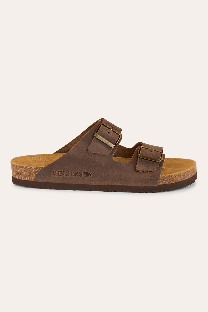 Ringers & Western Ashford - Leather Cork Sandal, Tobacco