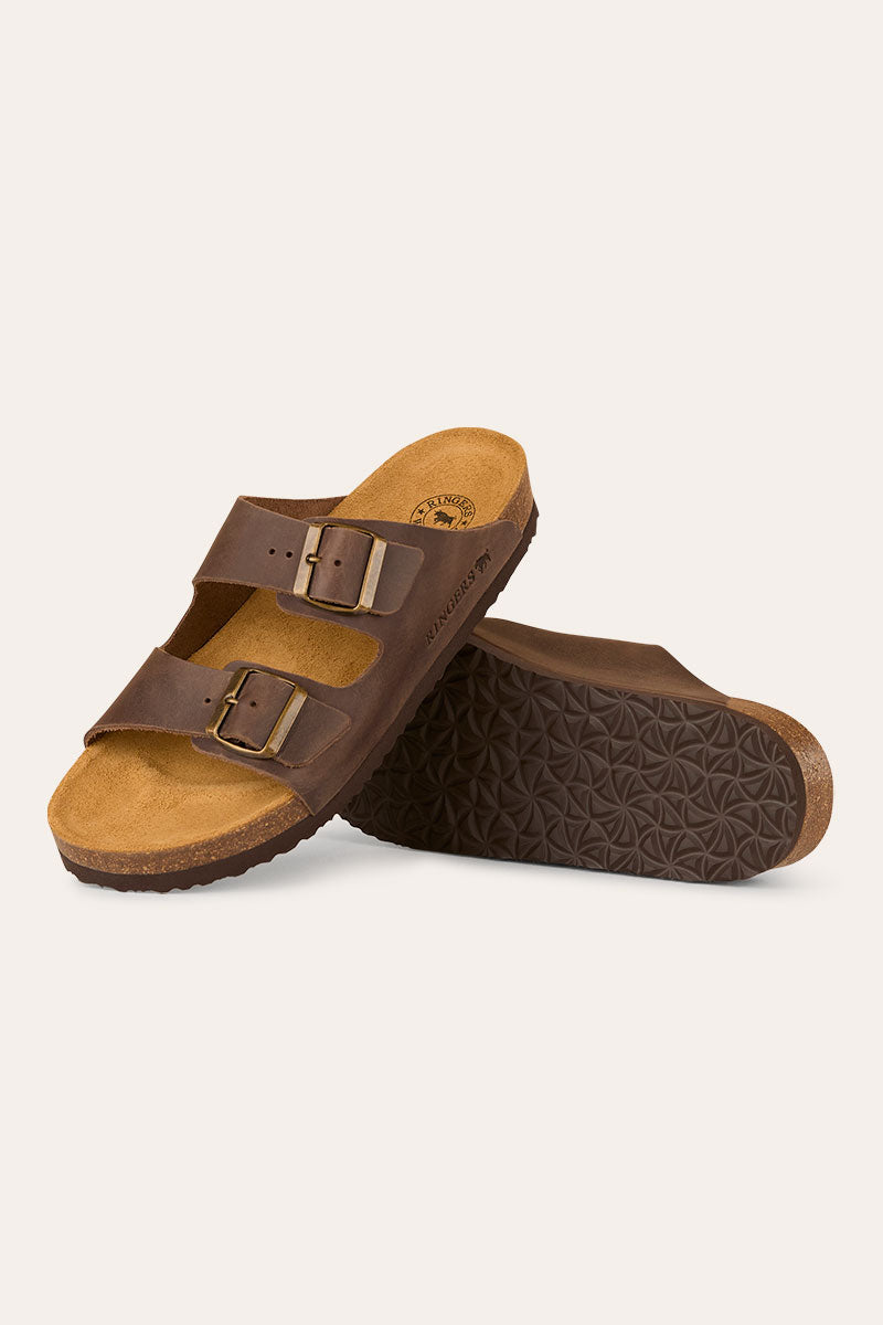Ringers & Western Ashford - Leather Cork Sandal, Tobacco