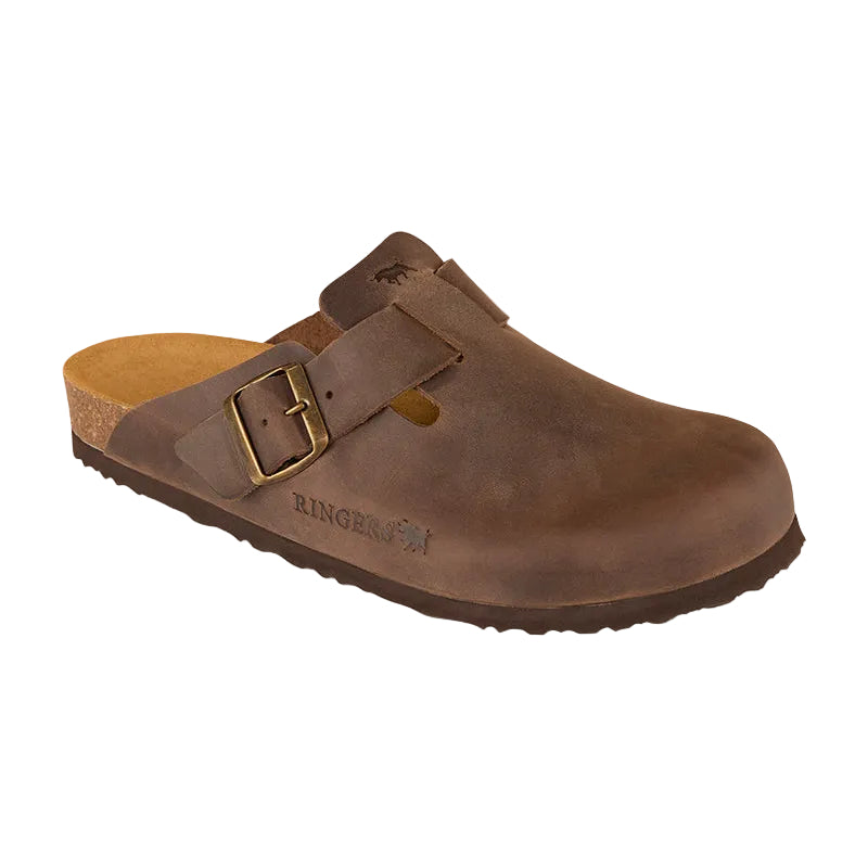 Ringers & Western Byron - Leather Cork Clog, Tobacco