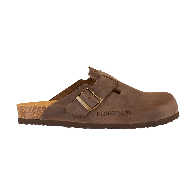 Ringers & Western Byron - Leather Cork Clog, Tobacco