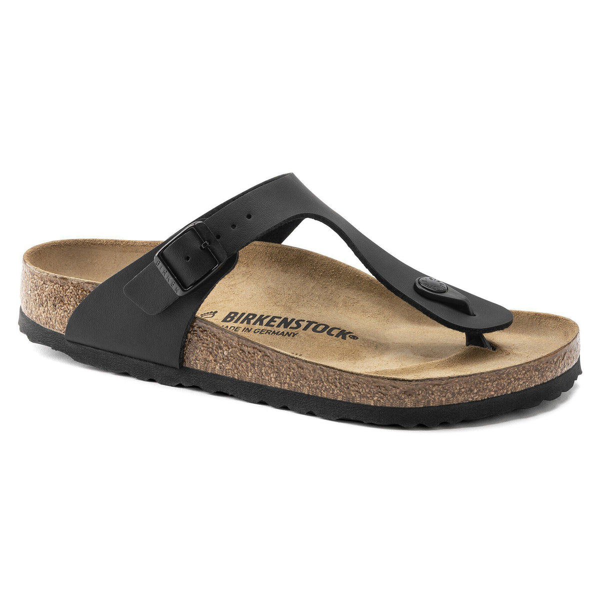 Birkenstock Gizeh Big Buckle Black Birko-Flor - main view
