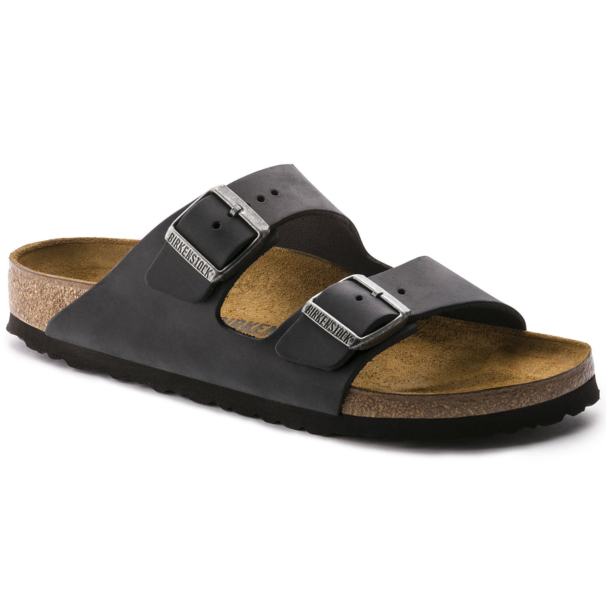 Birkenstock Arizona Black Oiled Leather Narrow - 552113 | Blue Heeler Boots