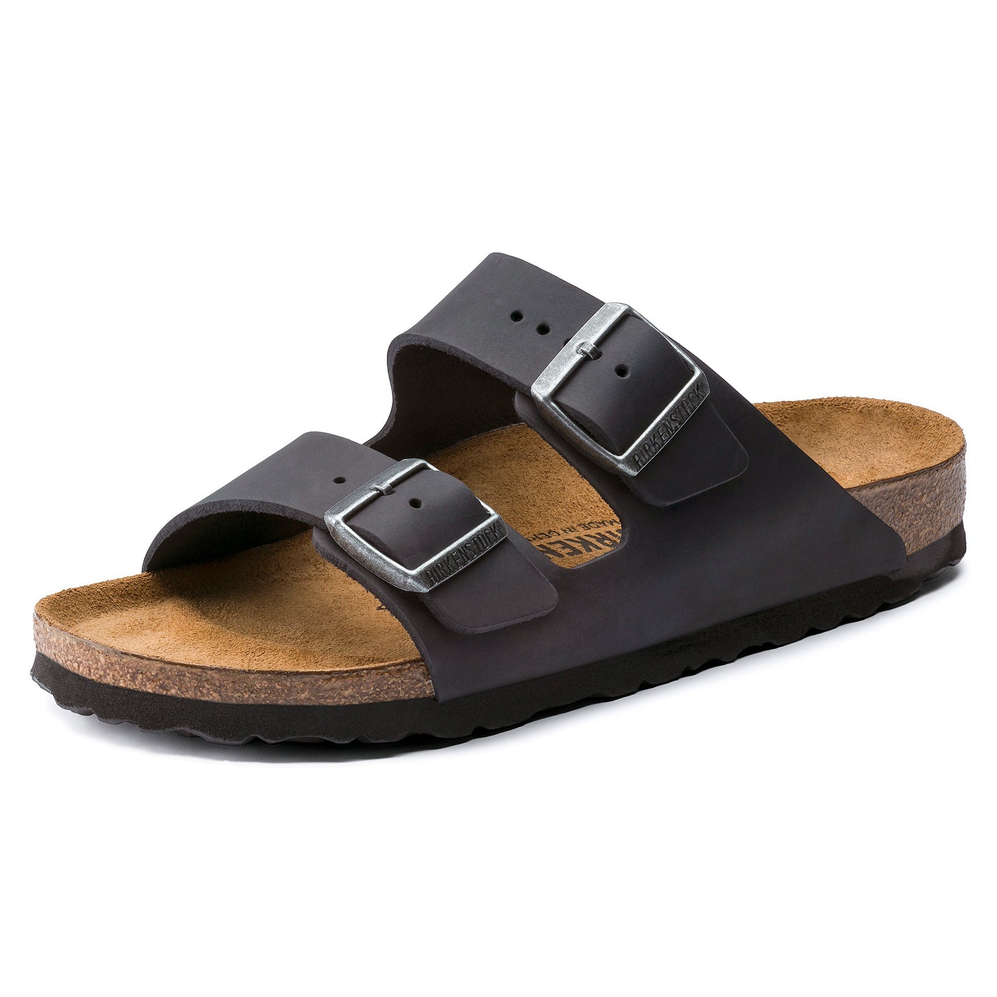 Birkenstock Arizona Black Oiled Leather Narrow - 552113 | Blue Heeler Boots