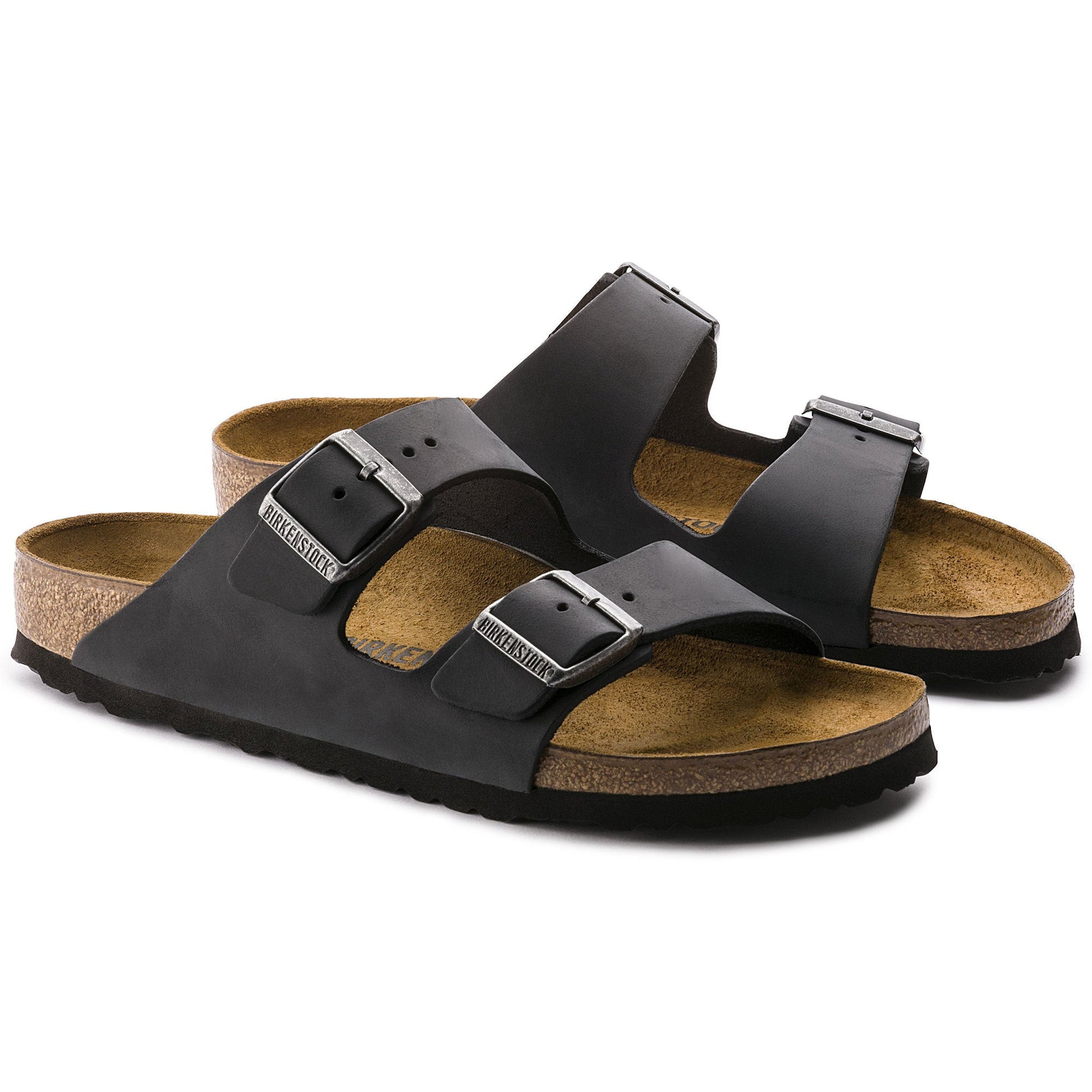 Birkenstock Arizona Black Oiled Leather Narrow - 552113 | Blue Heeler Boots