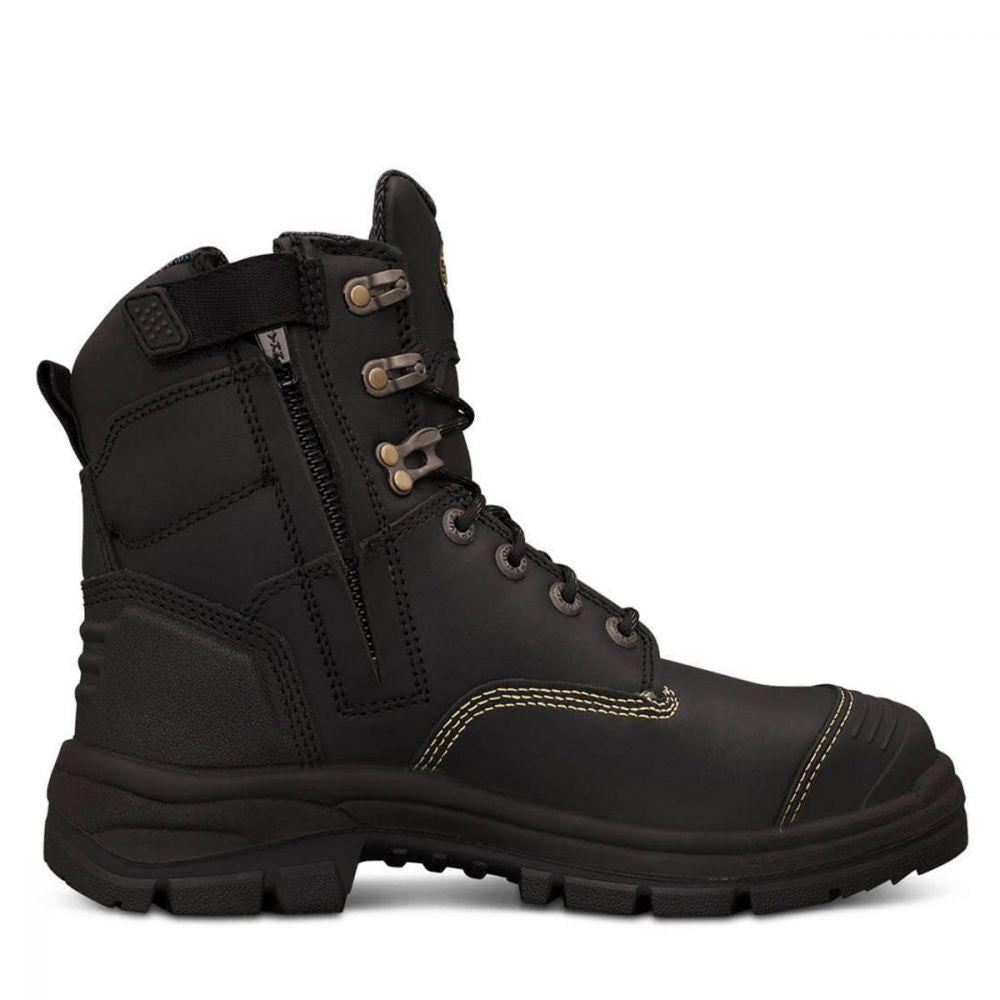 Oliver 55-345Z 150mm Black Zip Sided Safety Boot