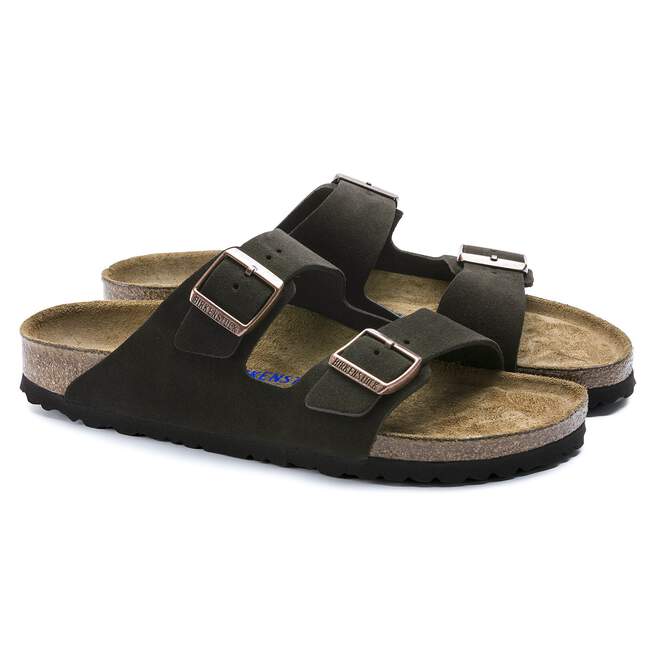 Birkenstock Arizona SFB Mocca Suede Leather Regular - 951311