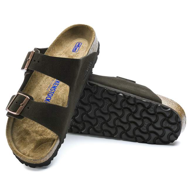 Birkenstock Arizona SFB Mocca Suede Leather Regular - 951311
