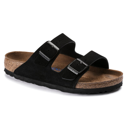 Birkenstock Arizona SFB Black Suede Leather Regular - 951321