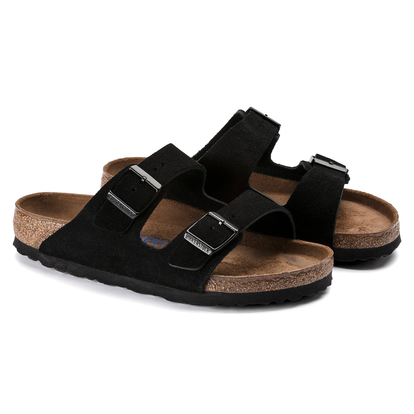 Birkenstock Arizona SFB Black Suede Leather Regular - 951321