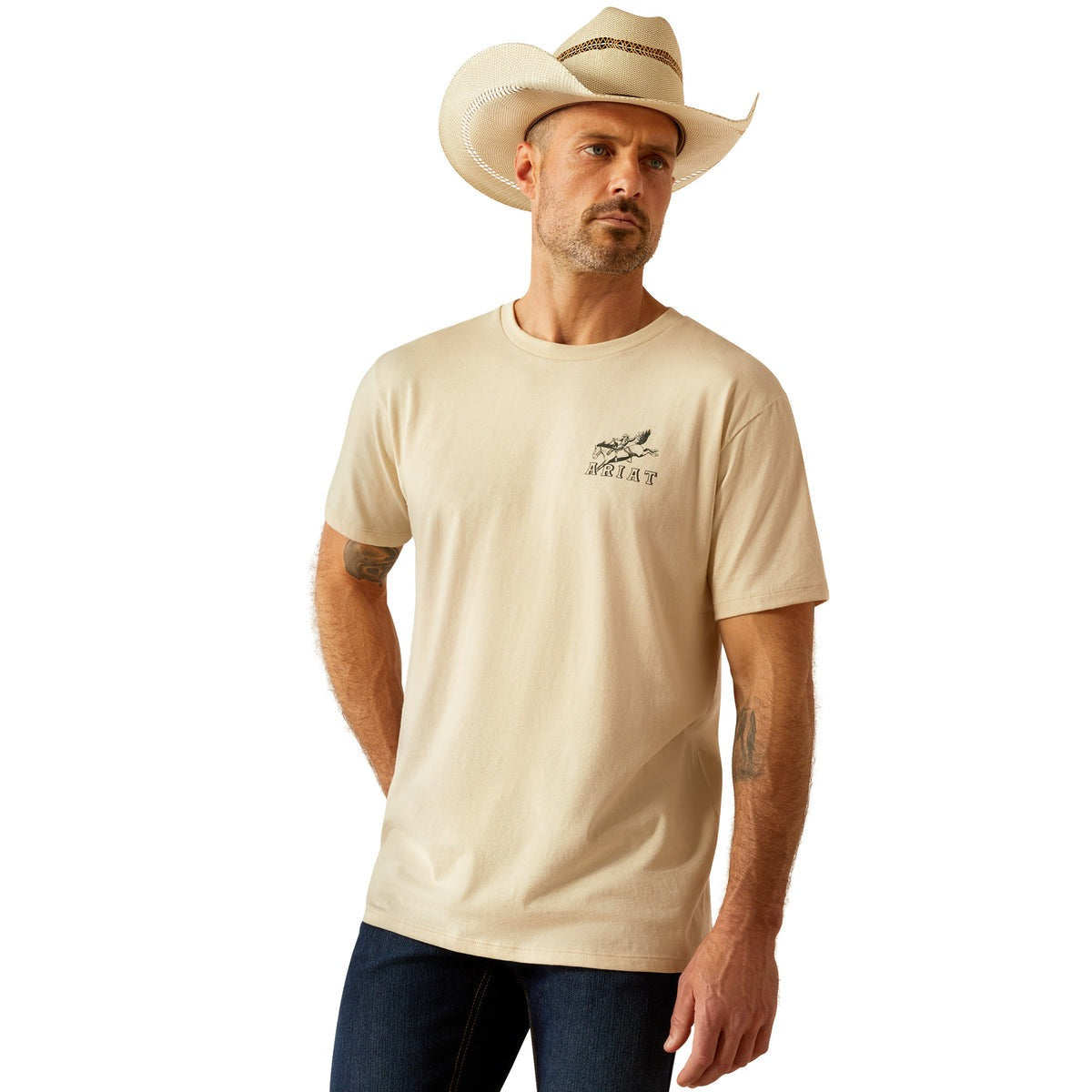 Ariat Bronc Ridin Heritage T-Shirt - 10054835 | Blue Heeler Boots