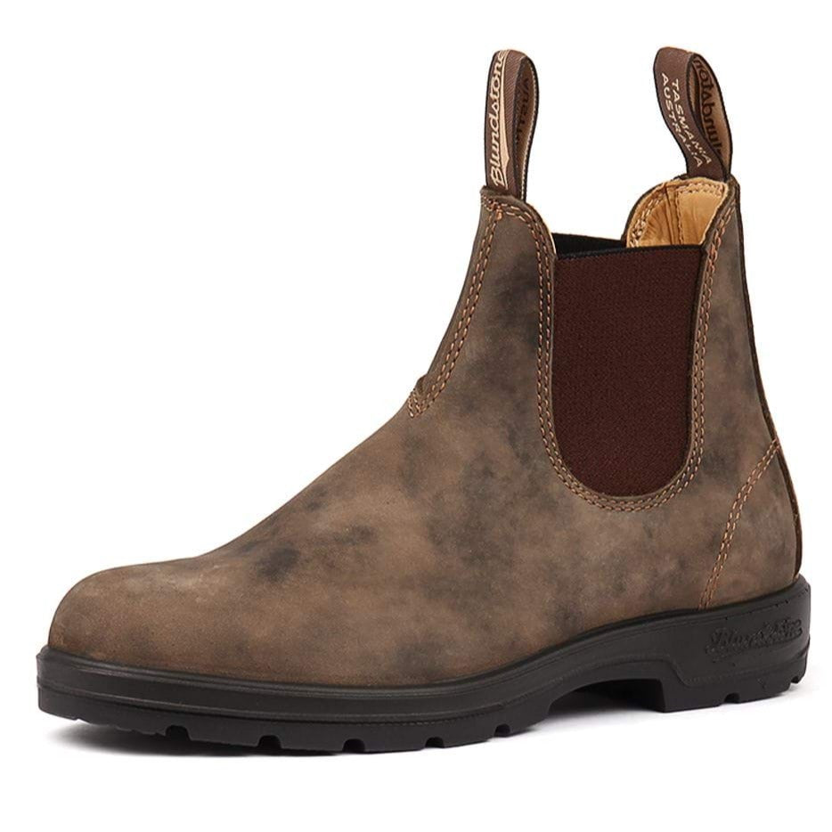 Blundstone 585 Rustic Brown Chelsea Elastic Side Blundstone Boots