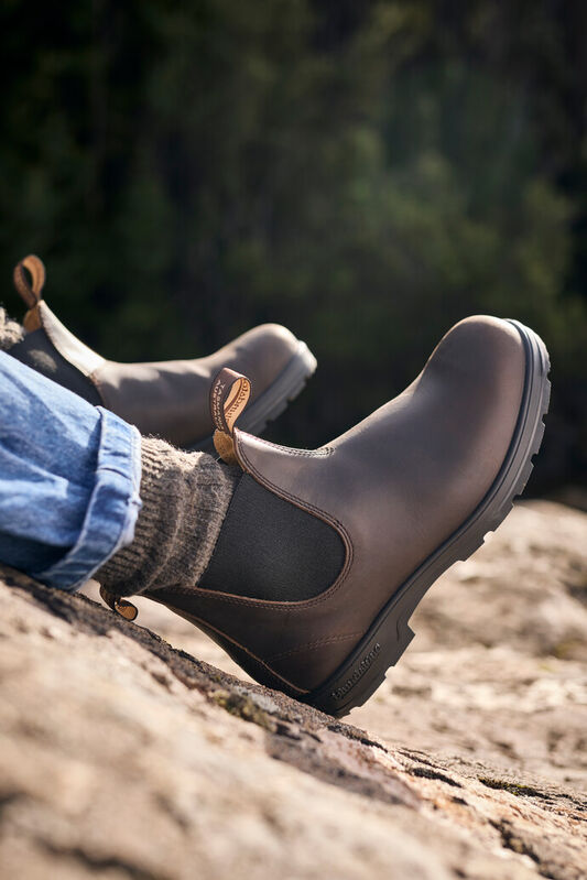 Blundstone Brown Premium Water-Resistant Nubuck Leather Elastic Side Boot - 2340 | Blue Heeler Boots