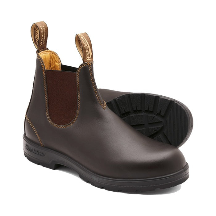 Blundstone Unisex Work Boots Walnut Brown - 650 | The Boot Shed