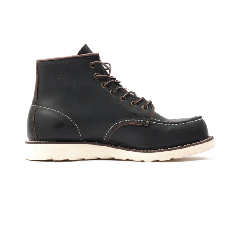Redwing Moc Toe 6-inch, Black 8849 | The Boot Shed