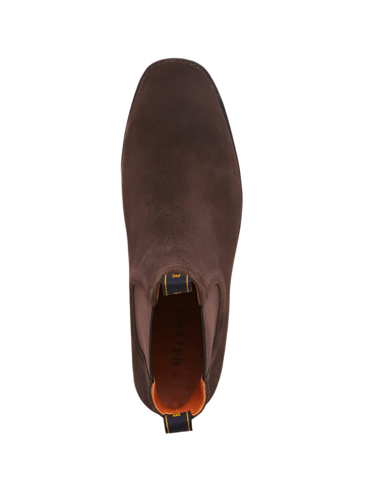 Baxter Goulburn Men's Boot Choc Suede - BAX65 | The Boot Shed