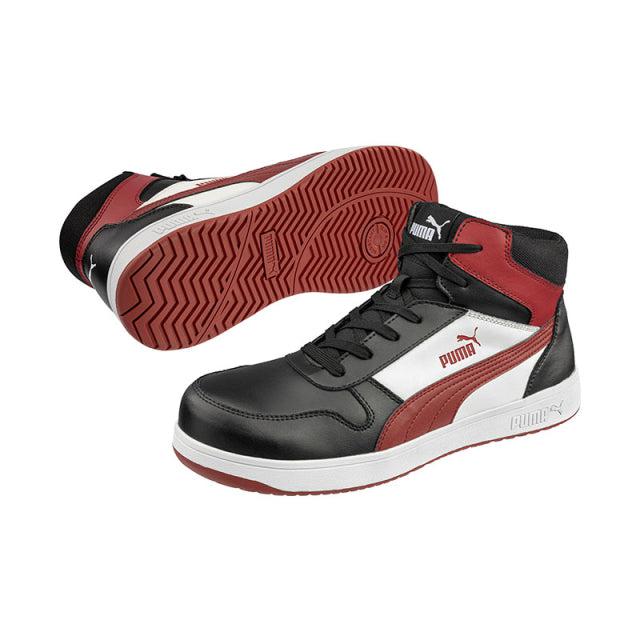 PUMA SAFETY FRONTCOURT MID BLACK/RED