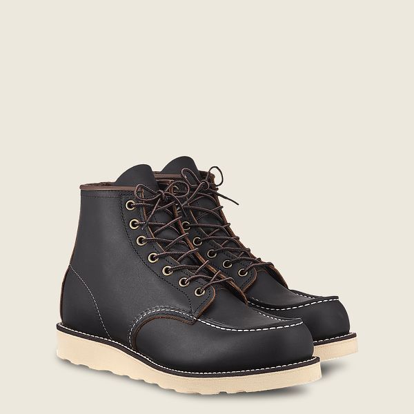 Redwing Moc Toe 6-inch, Black