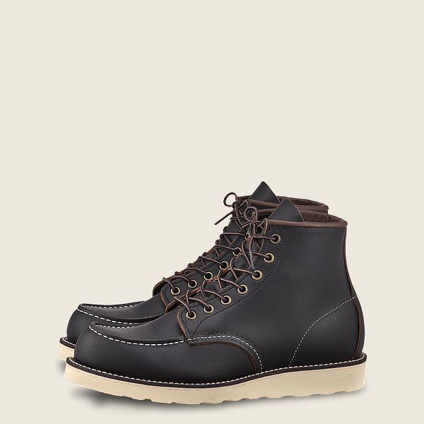 Redwing Moc Toe 6-inch, Black