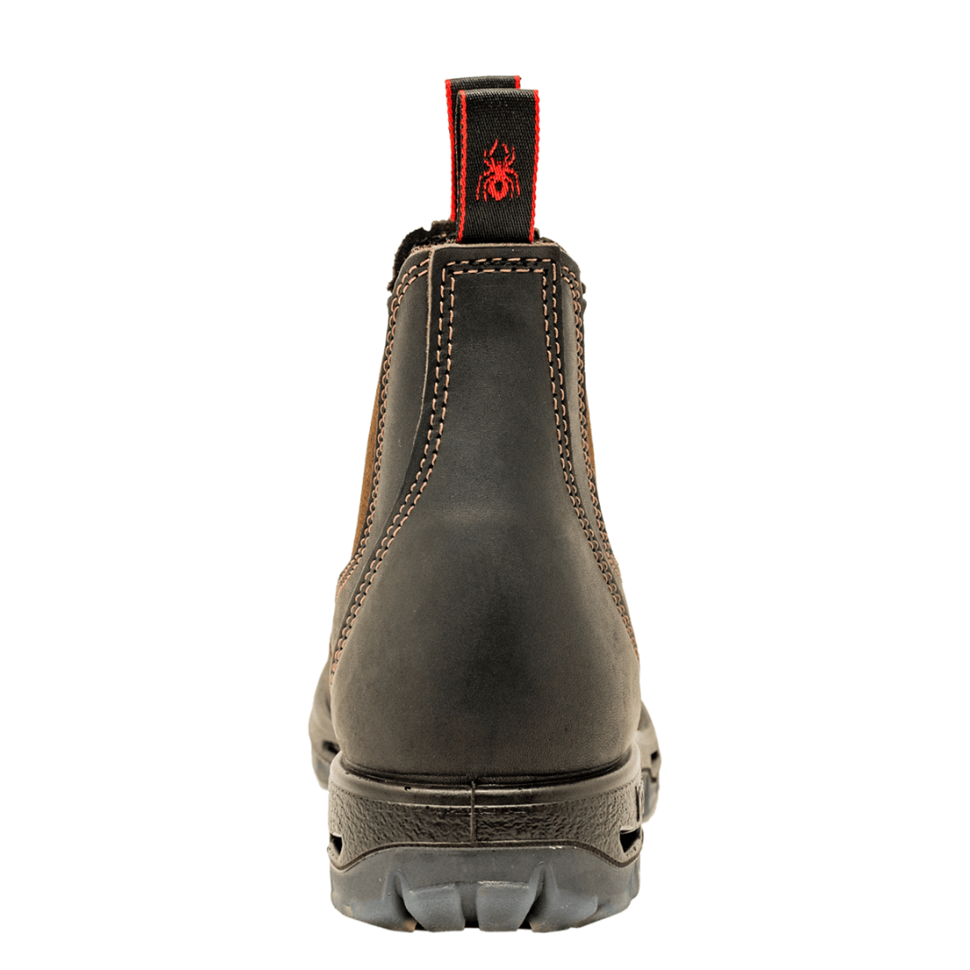 Redback Bobcat Safety Toe Claret Oil Kip - USBOK | The Boot Shed