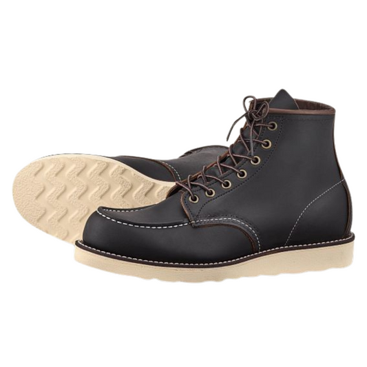 Redwing Moc Toe 6-inch, Black 8849