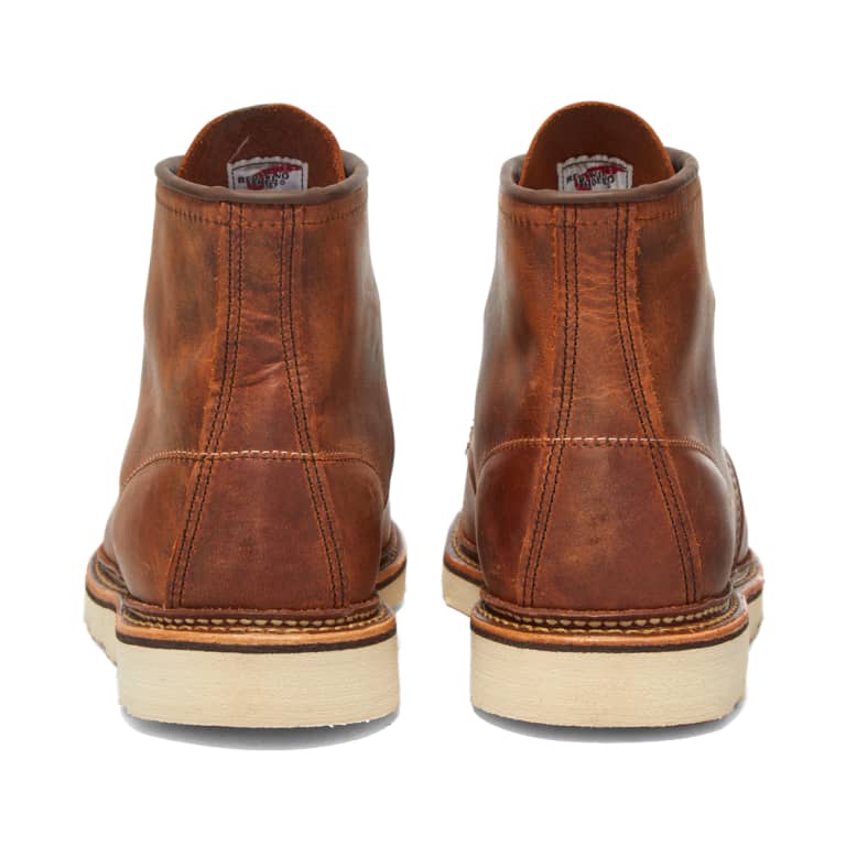 Redwing Moc Toe 6-inch, Copper Rough & Tough 1907 | The Boot Shed