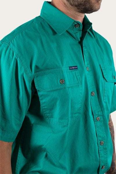 Ringers & Western Lake Argyle Mens Short Sleeve Full Button Work Shirt