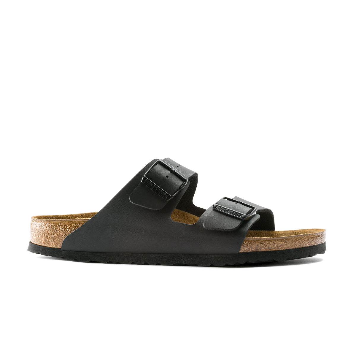 Birkenstock Arizona Black Birko-Flor - side view