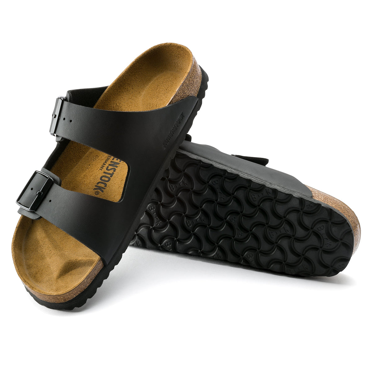 Birkenstock Arizona Black Birko-Flor - sole detail