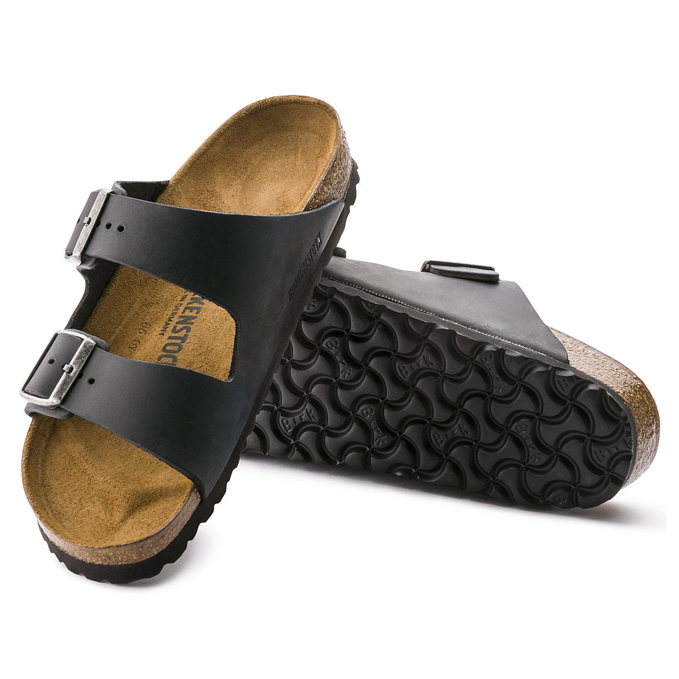 Birkenstock Arizona Black Oiled Leather Regular - 552111