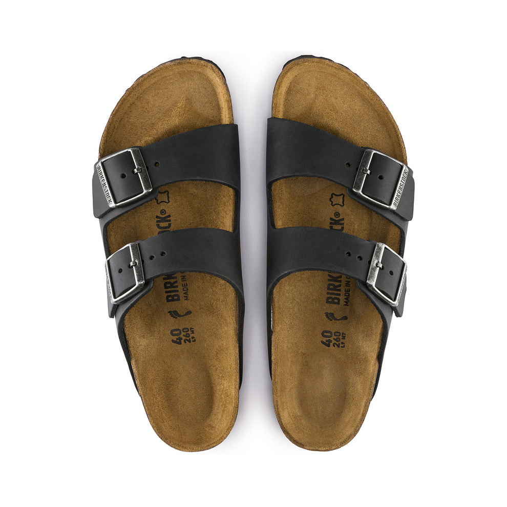 Birkenstock Arizona Black Oiled Leather Regular - 552111