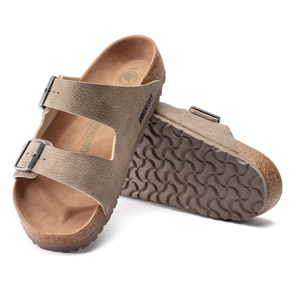 Birkenstock Arizona Vegan Desert Dust Grey Taupe Birko-Flor Regular - 1023036