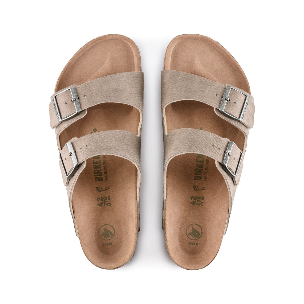 Birkenstock Arizona Vegan Desert Dust Grey Taupe Birko-Flor Regular - 1023036