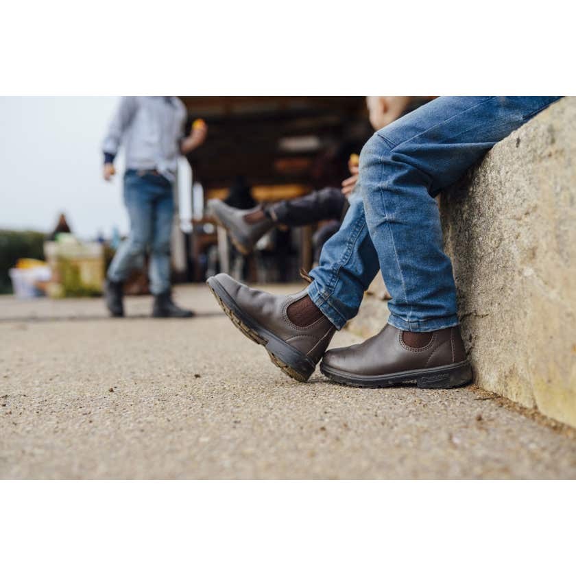 Blundstone Kids Chelsea Elastic Side Boots Chestnut Brown 630