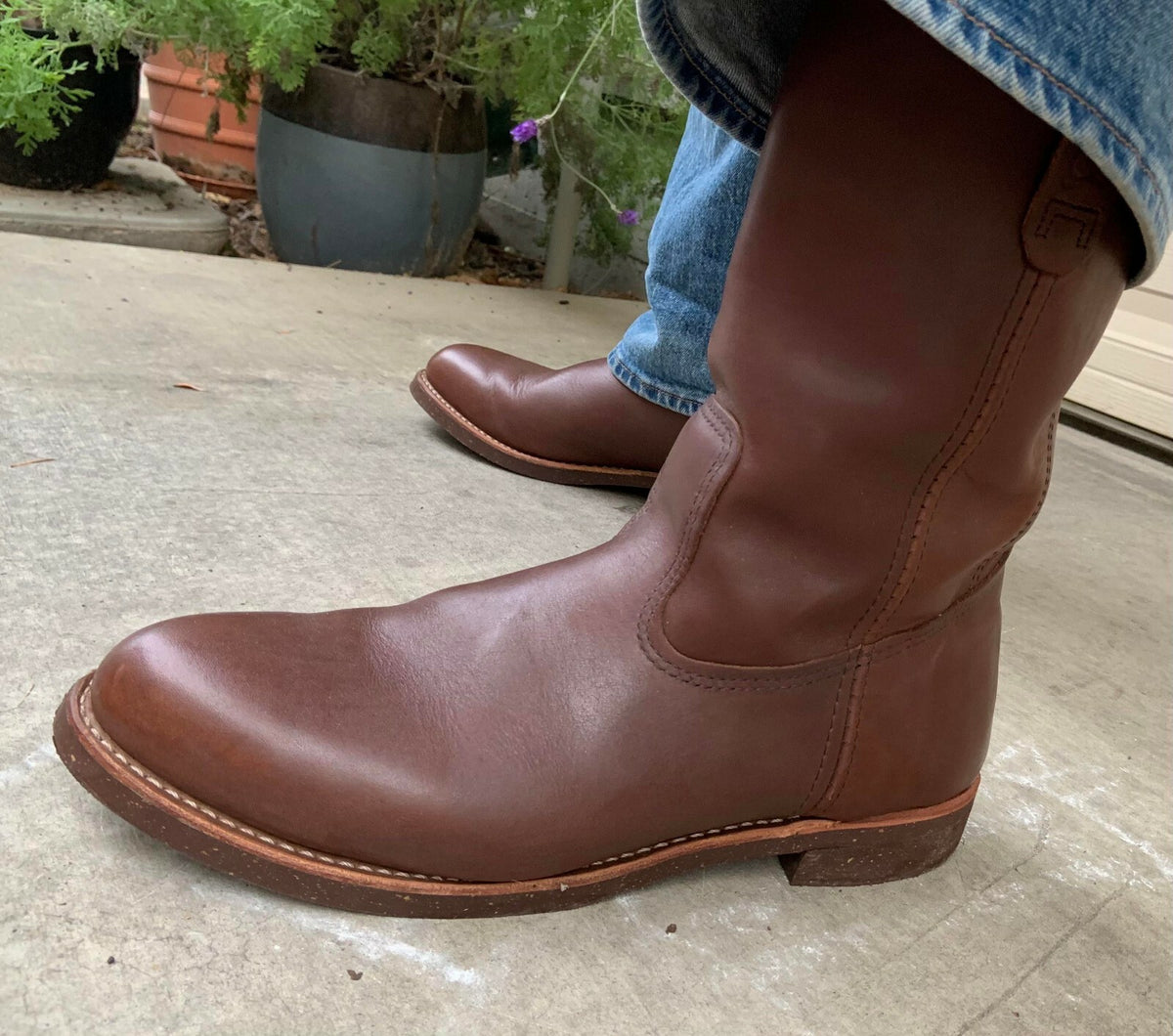 Red Wing 1178 Men's 11-Inch Soft Toe Pull-On Boot - angle view