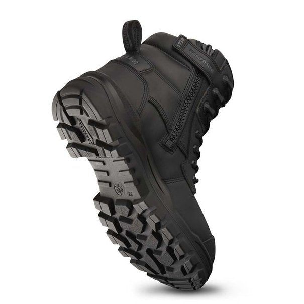 Blundstone RotoFlex Black Water-Resistant Zip Side Safety Boot - 8561 | The Boot Shed