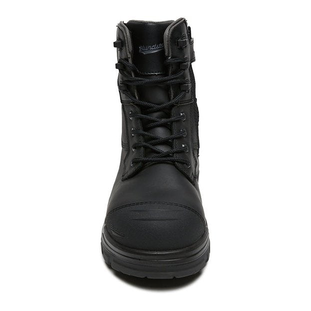 Blundstone RotoFlex Black Water-Resistant Zip Side Safety Boot - 8561 | The Boot Shed