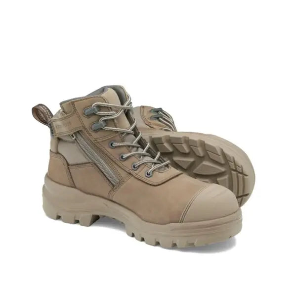 Blundstone RotoFlex Stone Water-Resistant Nubuck Safety Boot - 8553 | The Boot Shed