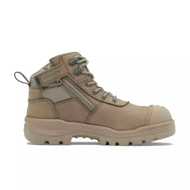 Blundstone RotoFlex Stone Water-Resistant Nubuck Safety Boot - 8553 | The Boot Shed