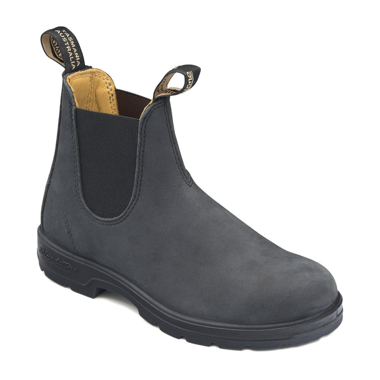 Blundstone Rustic Black Chelsea Elastic Side Boot 587 the-boot-shed