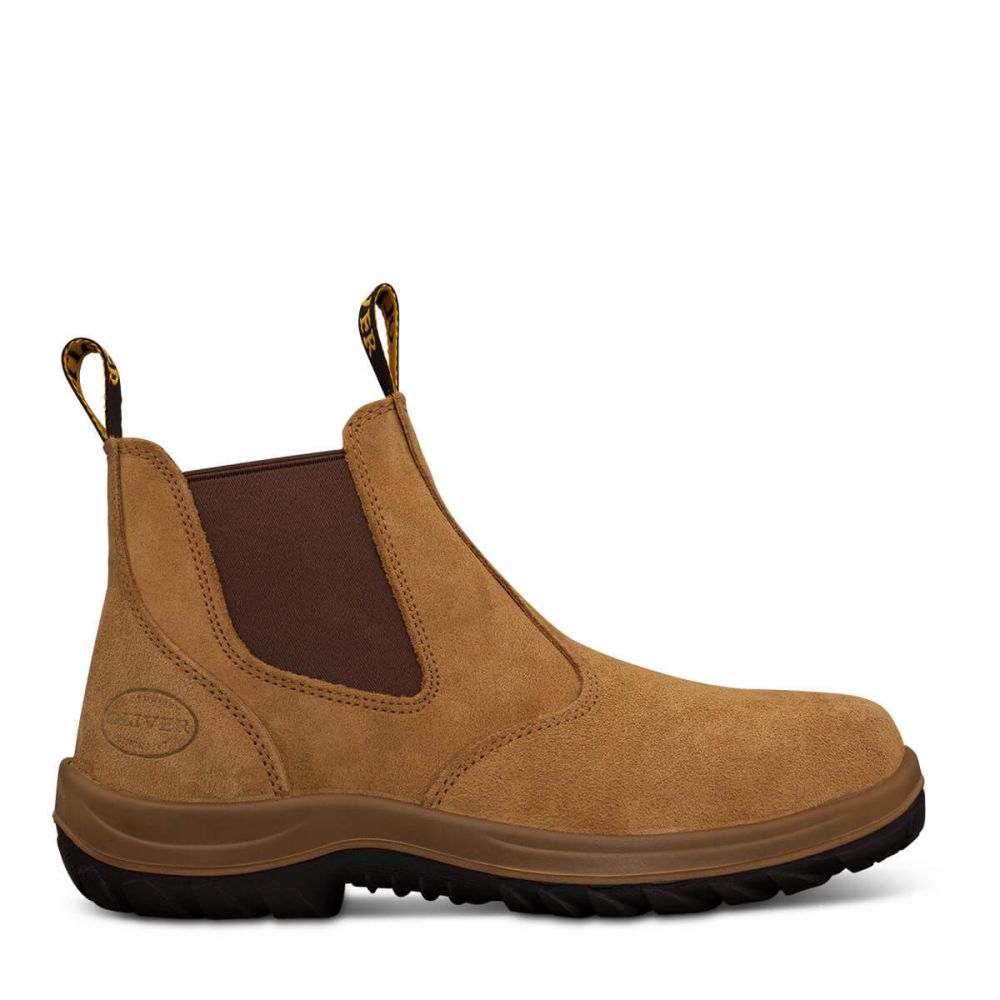 Oliver Beige Elastic Sided Boot - 34-624 blue-heeler-boots