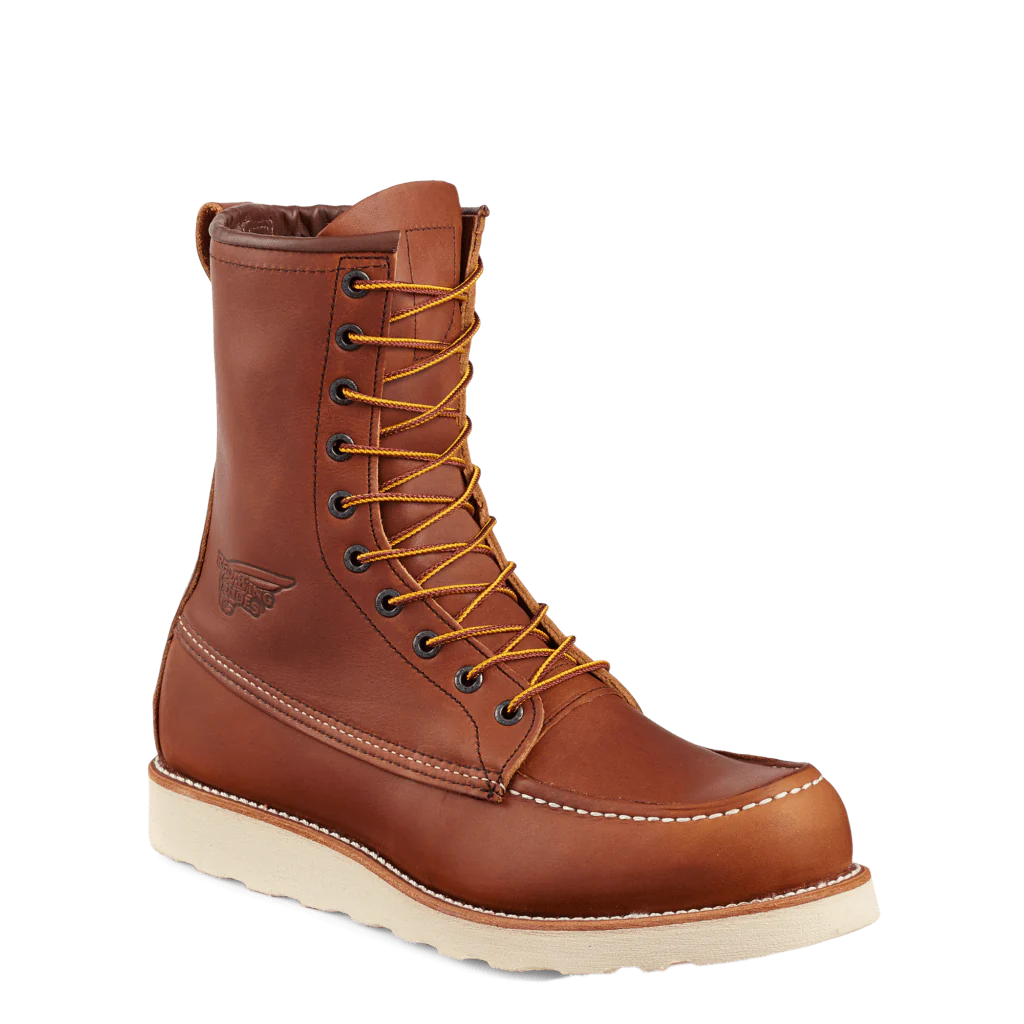 Redwing Classics 8-inch Moc, Oro Original Lace Up 10877 blue-heeler-boots
