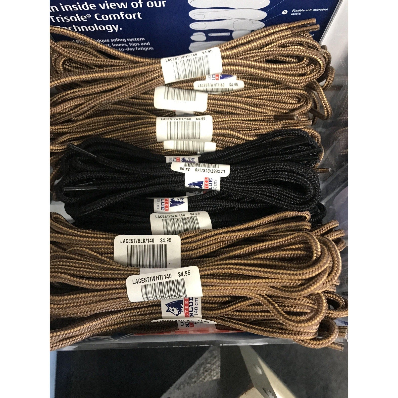 Steel Blue Replacement Boot Laces - LacesSB blue-heeler-boots